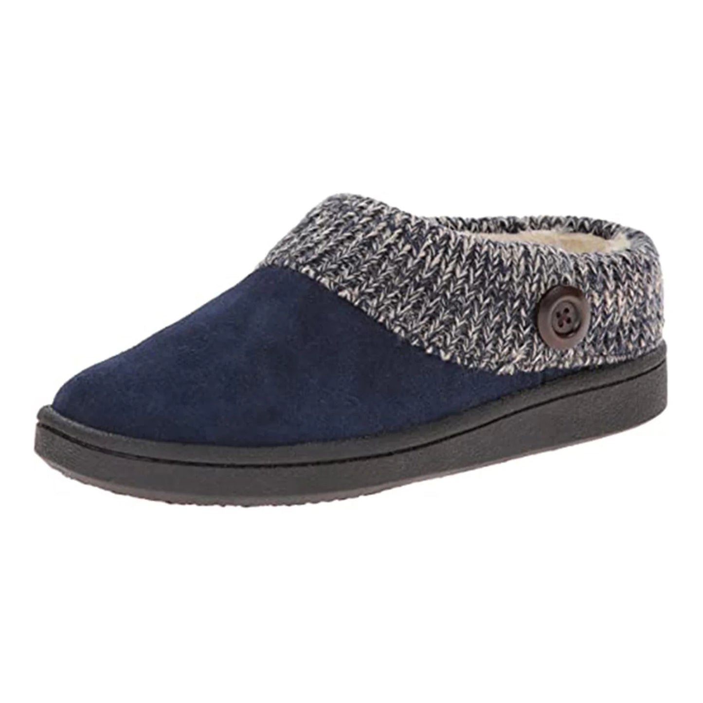 Short Boots For Women Men Knit Warm Thickened Flat Short Boots With Anti-slip Rubber