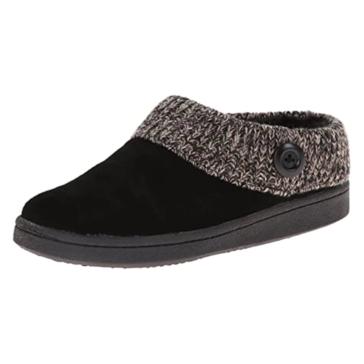 Short Boots For Women Men Knit Warm Thickened Flat Short Boots With Anti-slip Rubber
