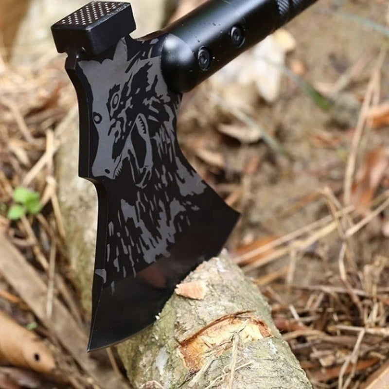 Foldable Camping Axe Multi-Tool Kit Survival Emergency Gear Portable Camp Axe Outdoor Axe Wild Survival Tool Dropshipping