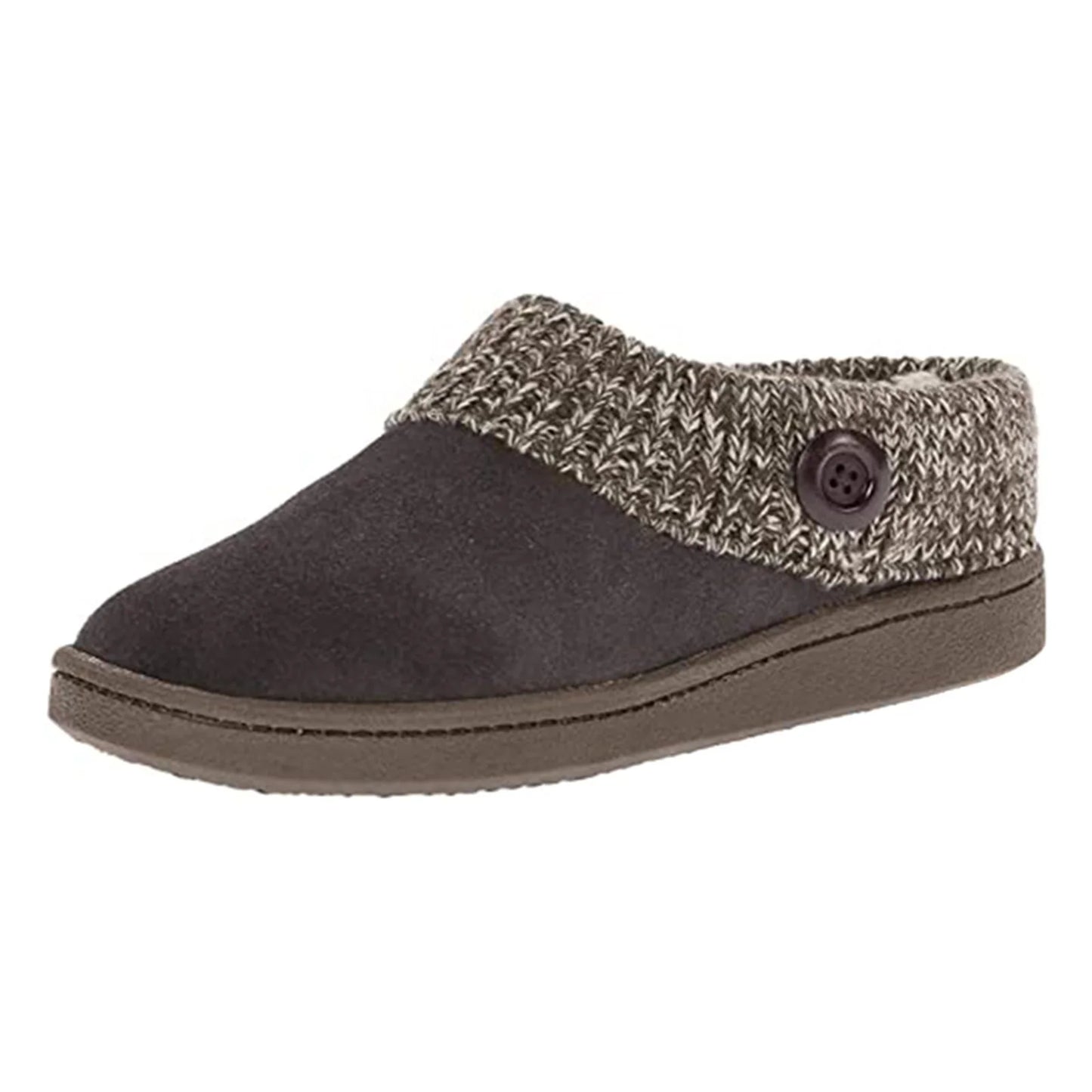 Short Boots For Women Men Knit Warm Thickened Flat Short Boots With Anti-slip Rubber