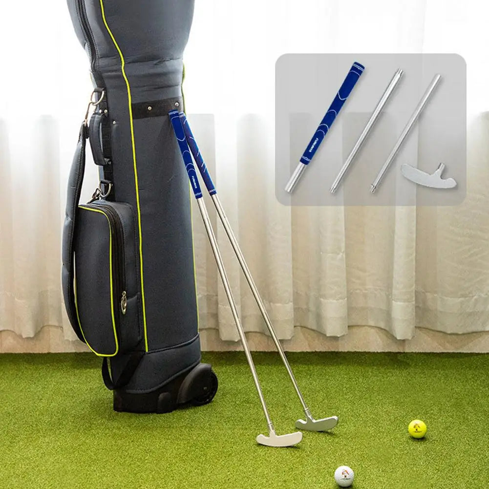 3-section Golf Putter Aluminum Alloy Portable Detachable Left And Right Hand Double-sided Putter For Golf Practice Accessories