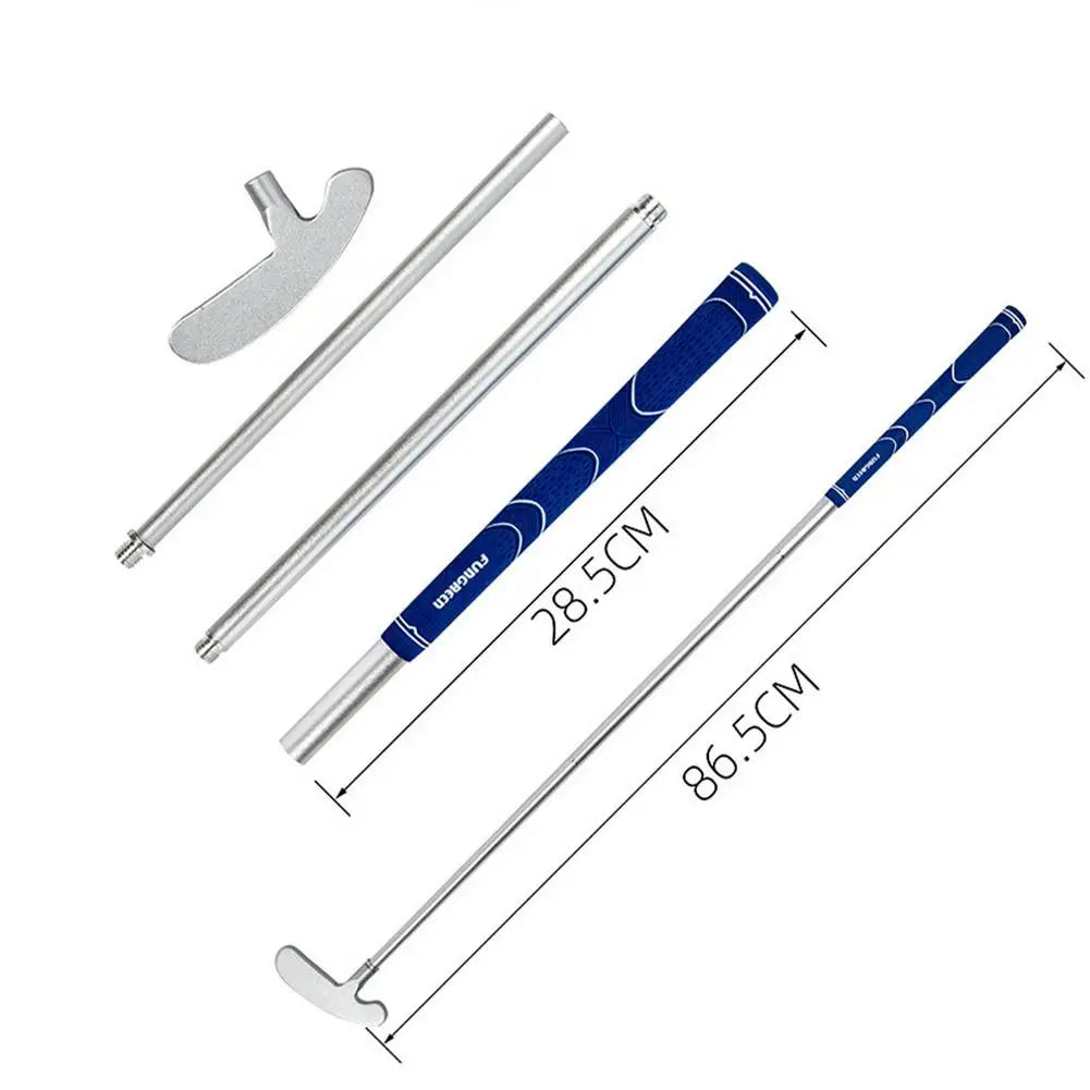 3-section Golf Putter Aluminum Alloy Portable Detachable Left And Right Hand Double-sided Putter For Golf Practice Accessories