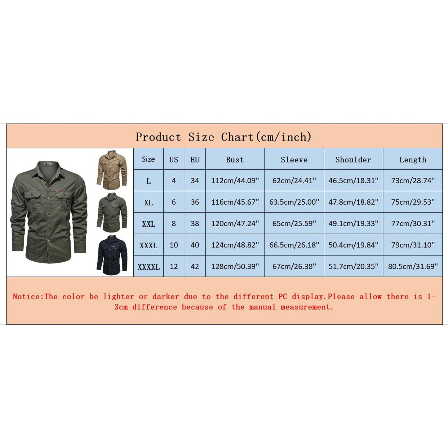 Cargo Shirt Men