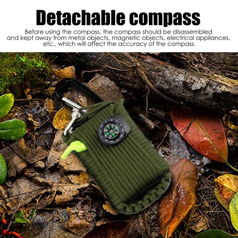 Outdoor Survival Kit Set Camping Equipment Travel Multifunction First Aid EDCEmergency Supplies Tacticals For Wilderness