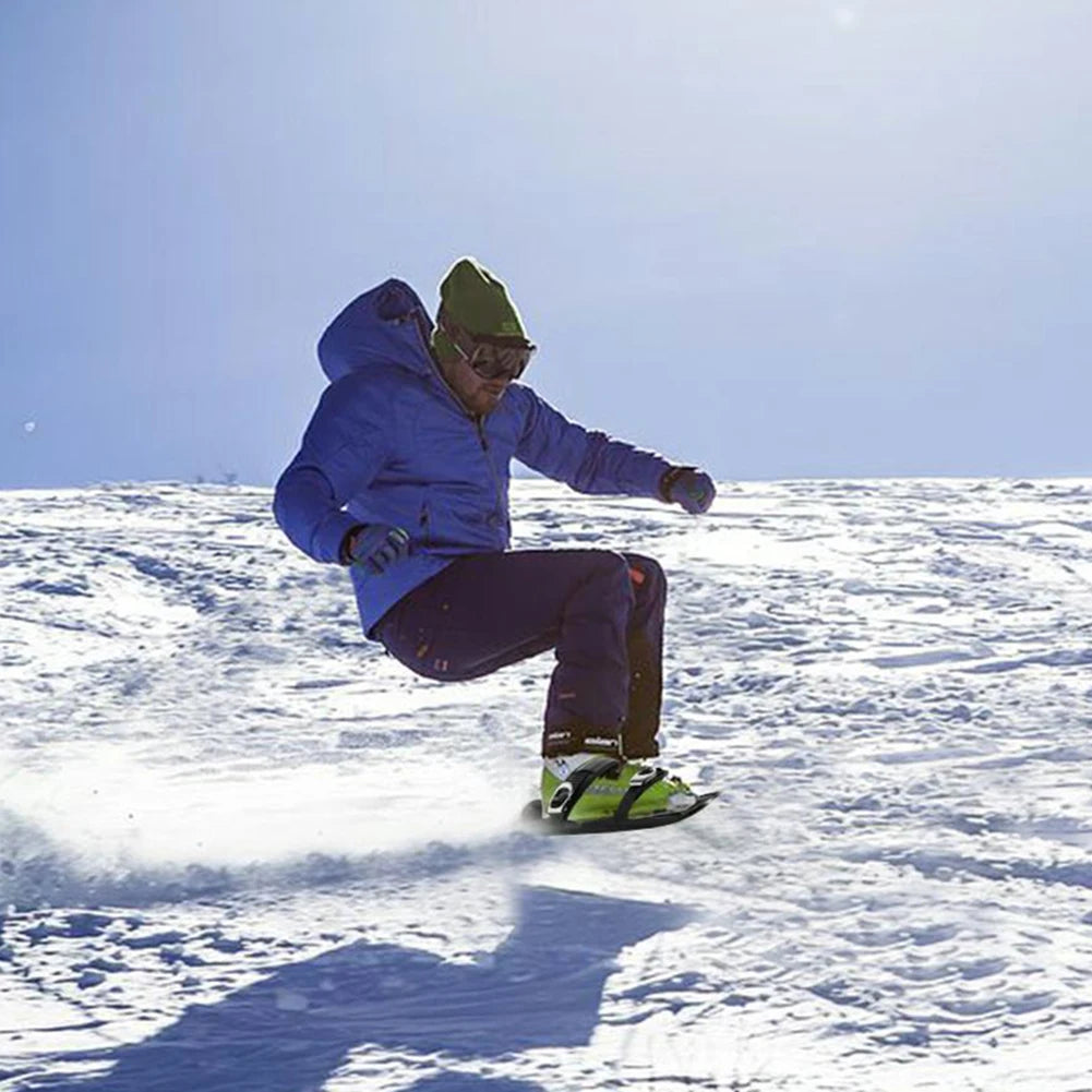 Mini Short Ski Skates Skis Boots Skiboards Portable Short Mini Skating Ski Shoes for Winter Outdoor Sports