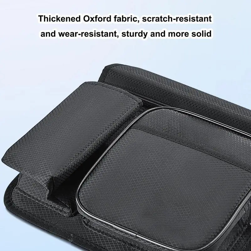 Beach Chair Side Pouch Fishing Chair Waterproof Armrest Bag Thickened Chair Side Organizer Wear-Resistant Organizer Pouch For