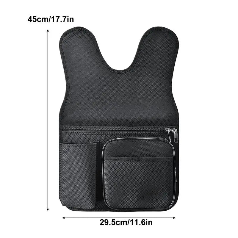 Beach Chair Side Pouch Fishing Chair Waterproof Armrest Bag Thickened Chair Side Organizer Wear-Resistant Organizer Pouch For
