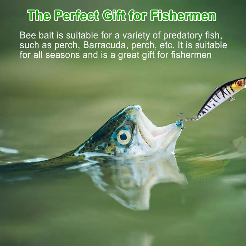 Bass Fishing Set Fishing Gear And Equipment Fishing Lures Accessories Kit Realistic Fishing Lures For Bass Saltwater Bait Lure