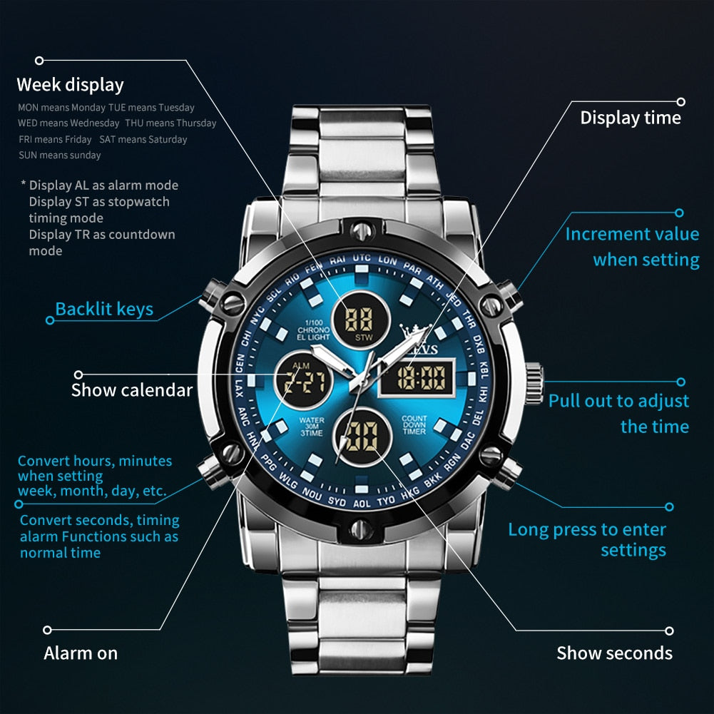 Waterproof Luminous Watch