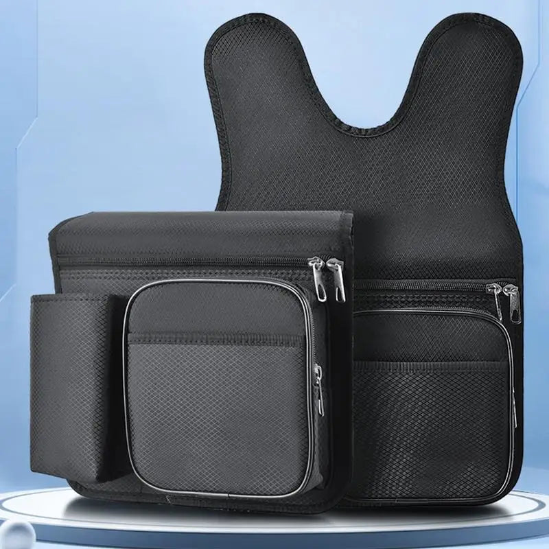 Beach Chair Side Pouch Fishing Chair Waterproof Armrest Bag Thickened Chair Side Organizer Wear-Resistant Organizer Pouch For