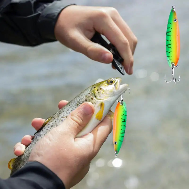 Bass Fishing Set Fishing Gear And Equipment Fishing Lures Accessories Kit Realistic Fishing Lures For Bass Saltwater Bait Lure