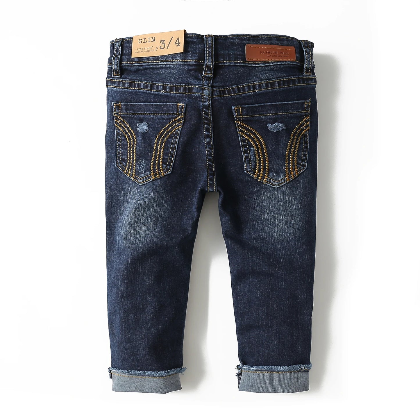 Chumhey 0-8T Top Quality Spring Kids Jeans Children Pants Boys Girls Denim Trousers broken hole Child Clothing Boys Clothes