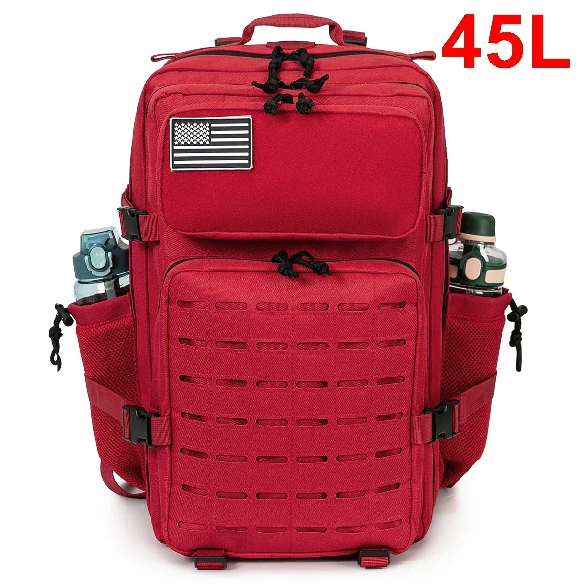 25L/45L Tactical Backpack for Men and Women Small School Rucksack camping equipment Hiking Backpacks with Bottle Holder backpack