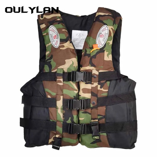 Oulylan Life Vest Adults Surf Life Jacket Ski Motorboats Wakeboard Raft For Boats Fishing Vest Swimming Drifting Vest Rescue