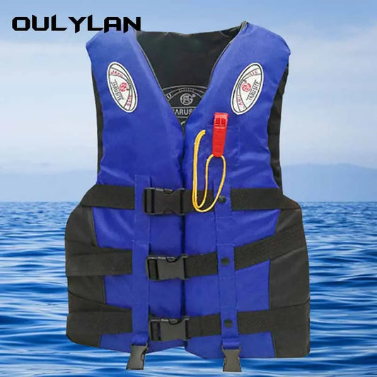 Oulylan Life Vest Adults Surf Life Jacket Ski Motorboats Wakeboard Raft For Boats Fishing Vest Swimming Drifting Vest Rescue