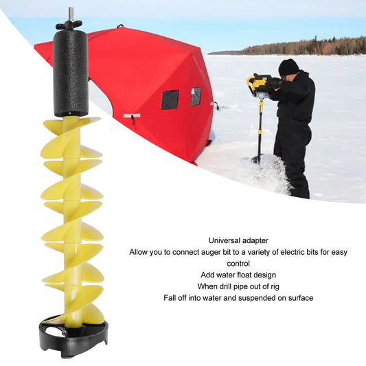 Electric Ice Auger Ice Auger for Fishing Electric Nylon Corless with Positioning Drill for Enthusiasts Nylon Corless Ice Auger