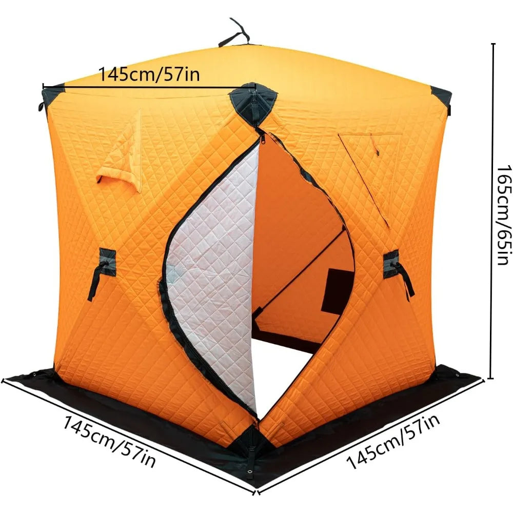 Ice Fishing Tent 145 X 145 X 165 Cm Ultra-lightweight for Camping Hiking Fishing Surfing Outdoor Adventure