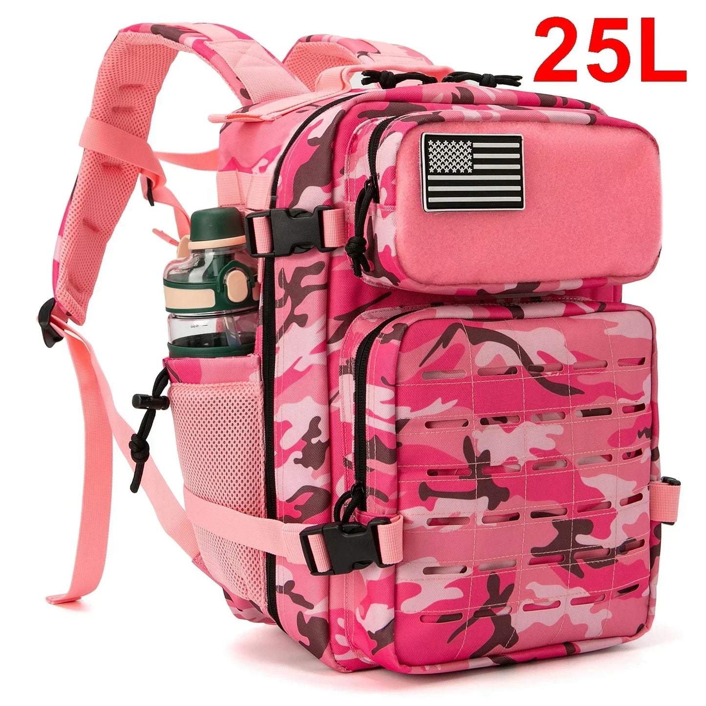 25L/45L Tactical Backpack for Men and Women Small School Rucksack camping equipment Hiking Backpacks with Bottle Holder backpack