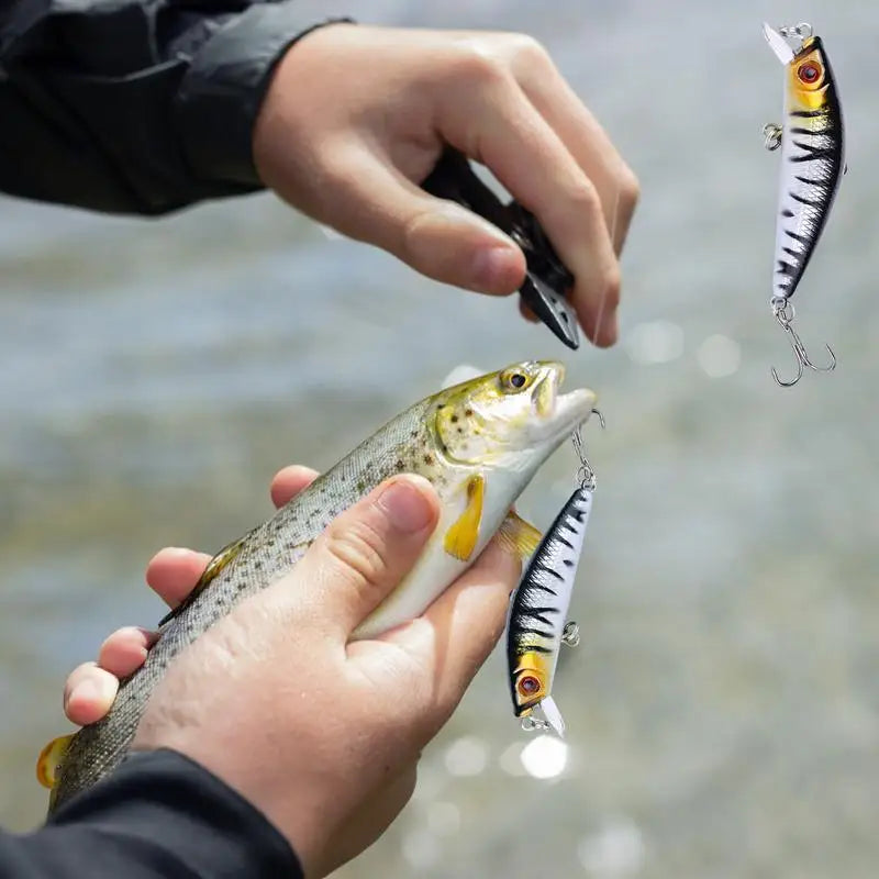 Fishing Lures Kit Fishing Gear And Equipment Fishing Lures Accessories Kit Realistic Fishing Lures For Bass Saltwater Bait Lure